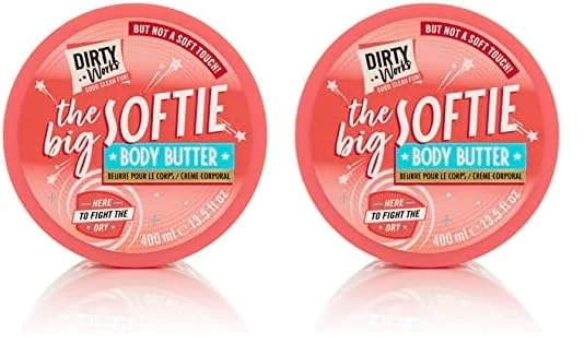 Dirty Works The Big Softie Signature Body Butter 400ml (Pack of 2)