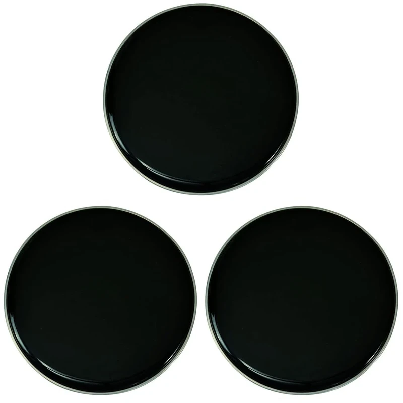 Custom Percussion 22" Black Resonant Bass Drum Head W/Control Ring (Pack of 3)