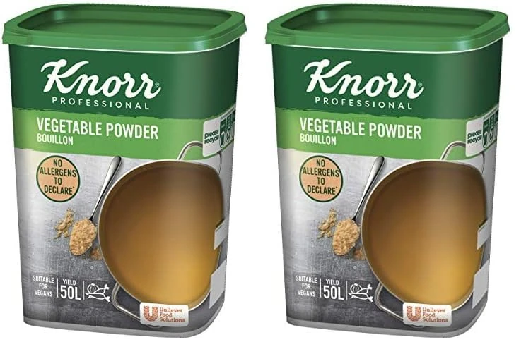 Knorr Professional Vegetable Powder Bouillon, 1 kg (Pack of 2)