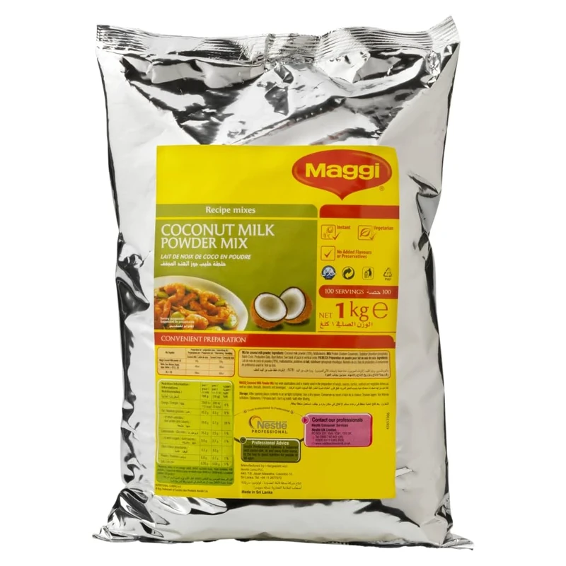 Maggi Coconut Milk Powder 1kg | Gluten Free (Pack of 6)