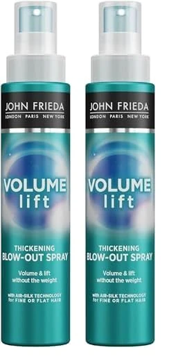 John Frieda Volume Lift Thickening Blow-Out Spray 100 ml, Thickening Blow-Dry Spray for Fine, Flat Hair, Volumising Spray (Pack of 2)