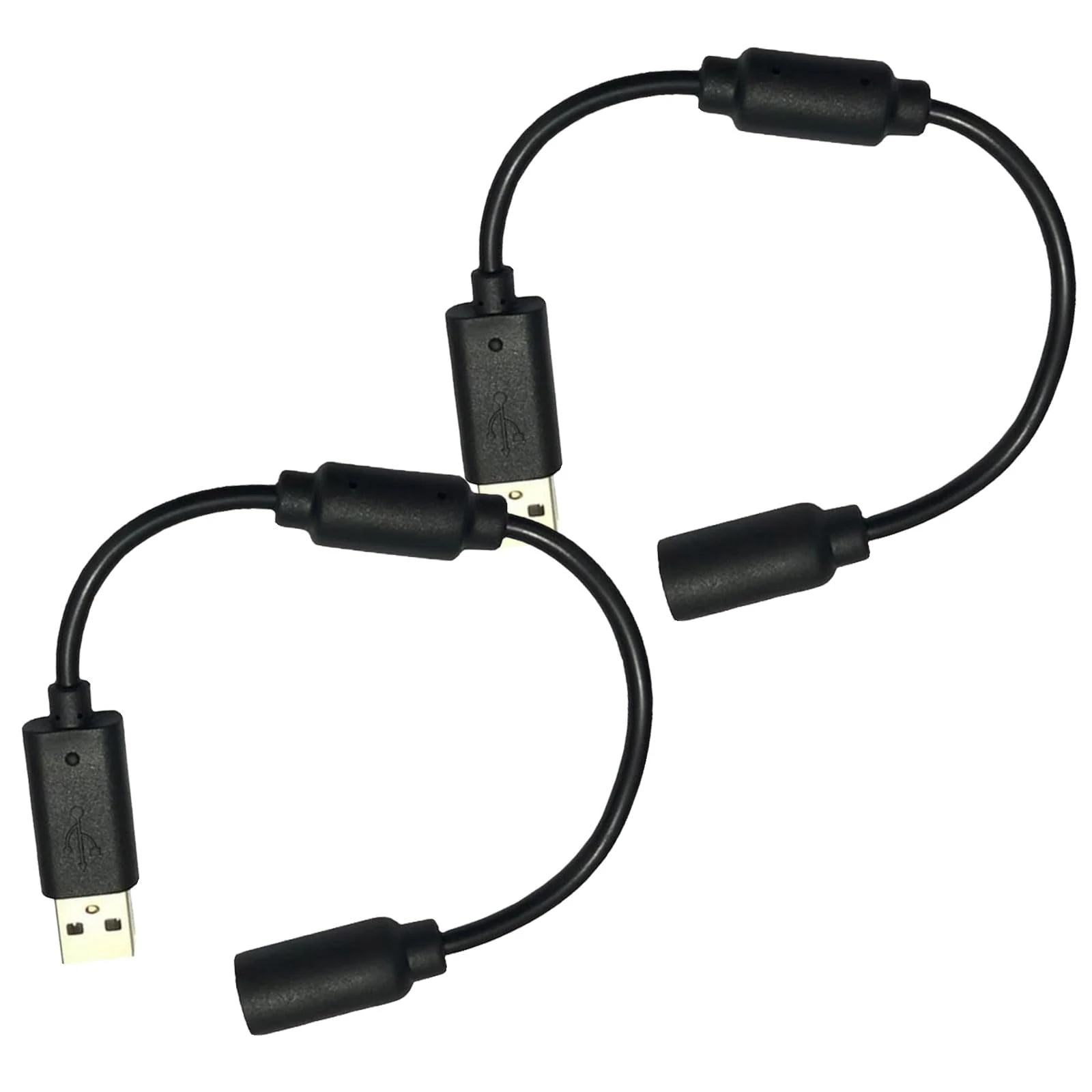 YIAJIA 2 Pack USB Breakaway Cable for Logitech G920 Driving Force, Replacement Xbox One Xbox 360 Xbox Series X/s PC Guitar Hero Ferrari Racing Wheel Cord
