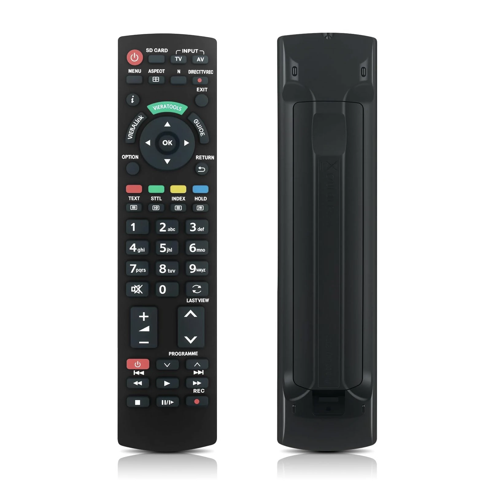 Replacement for Panasonic TV Remote Control, Universal TV Remote replaces N2QAYB000487 for Panasonic Smart TVs (No Setup Required)