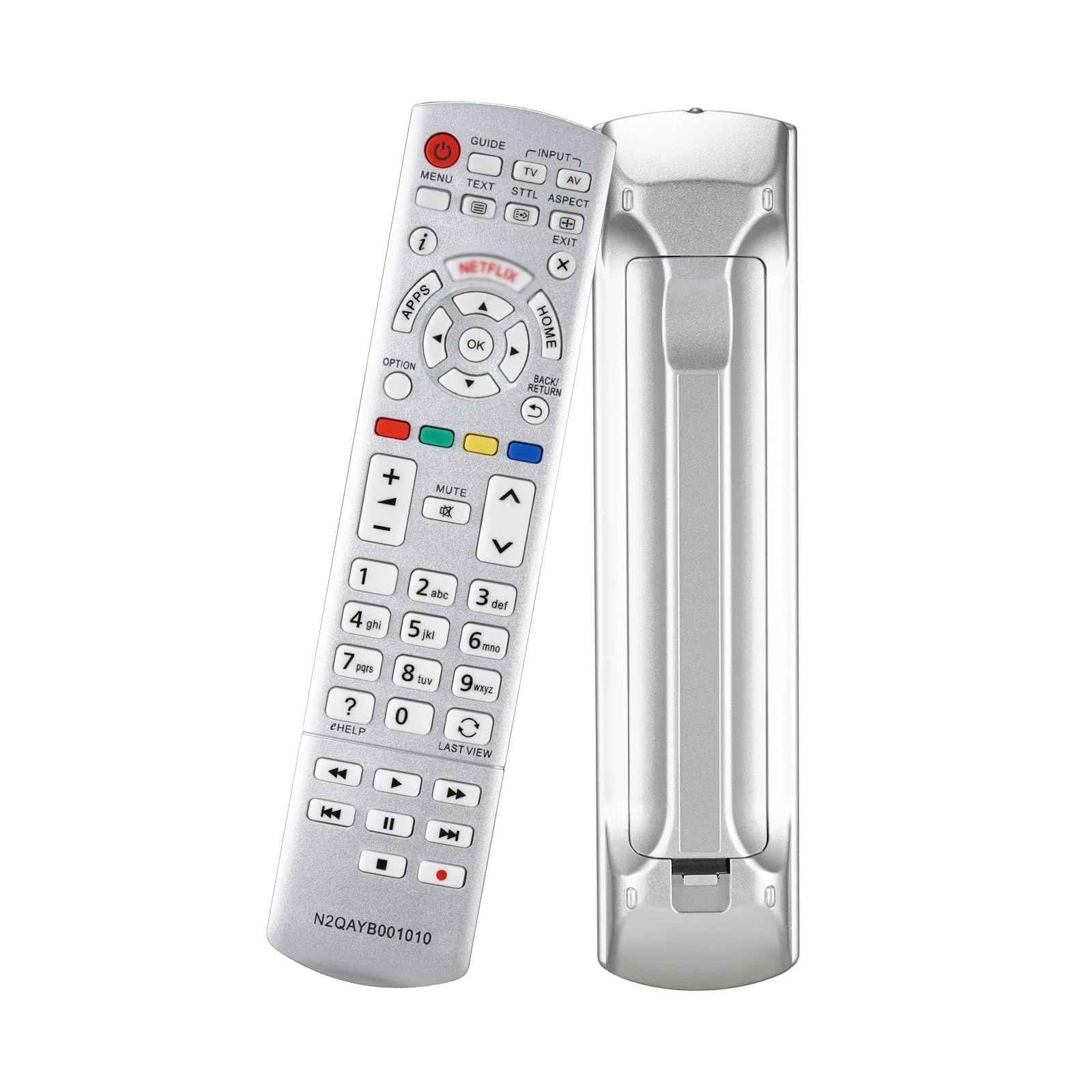 Replacement for Panasonic TV Remote Control, Universal TV Remote replaces N2QAYB001010 for Panasonic Smart TVs N2QAYB001010 N2QAYB000842 N2QAYB000074(No Setup Required)