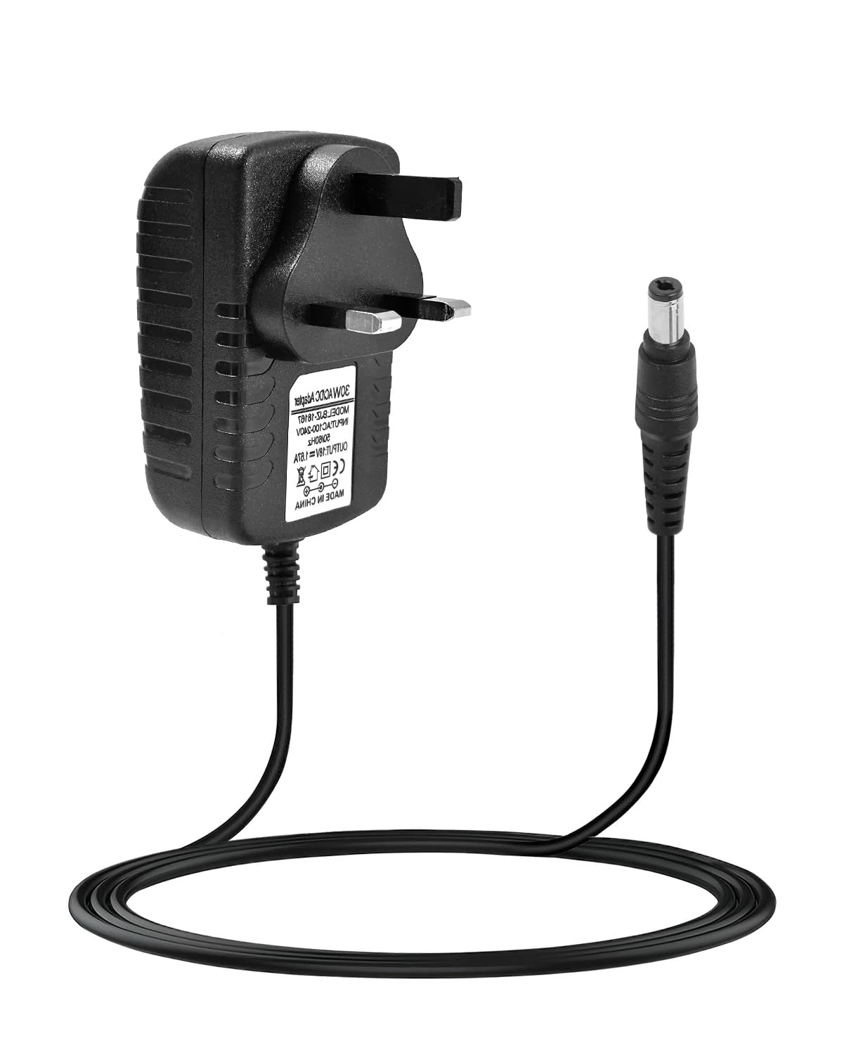 18V 1.67A 30W Power Supply Charger for Echo Show 8, Echo Show 2nd Gen, Alexa Echo 3rd 4th Generation, Echo Plus 2nd Gen, Echo Show 10, Echo Show 15, 6.3 * 2.5mm 1.5M Power Adapter Cable Power Cord