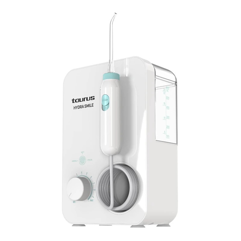 Taurus Hydra Smile Dental Irrigator | 20W | 600ml Tank | 1200-1700 pulses/min | Touch | 3 Operating Modes | 10 Pressure intensities | Auto Off | Accessories |