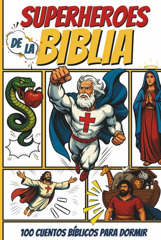 Superhéroes de la Biblia: 100 cuentos bíblicos para dormir - Image 1