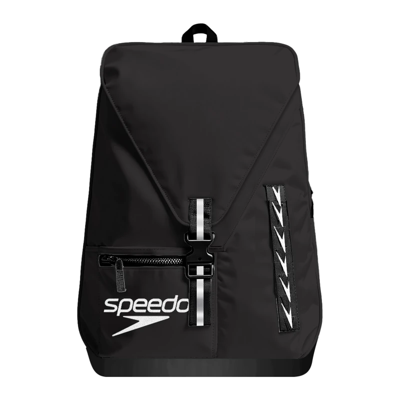 Speedo Adult Unisex 35L Team Swim Bag Backpacks, Black, One Size