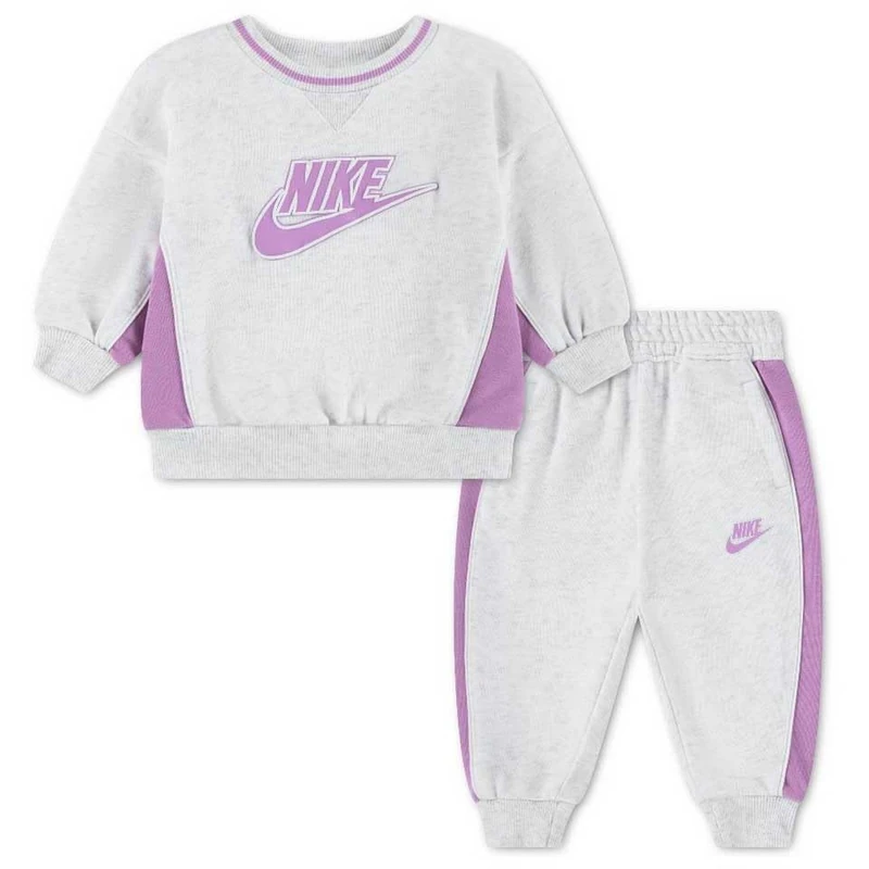 NIKE KIDS NKN FT COLOR BLOCKED CREW SET - Image 1