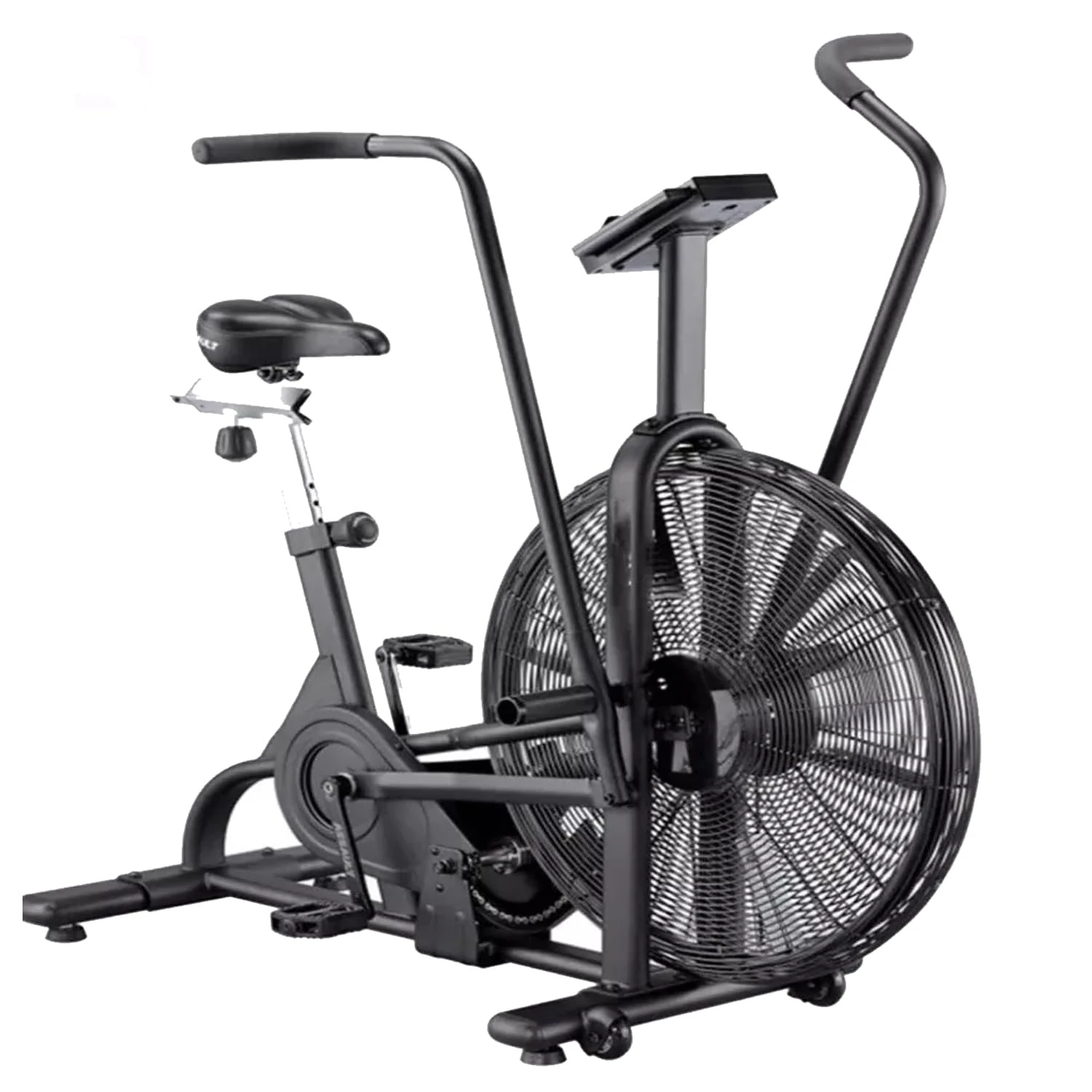 Assault Bike Home Gym Cardio Fitness Stationary Air Resistance Bike with LCD Display - Modern Fitness