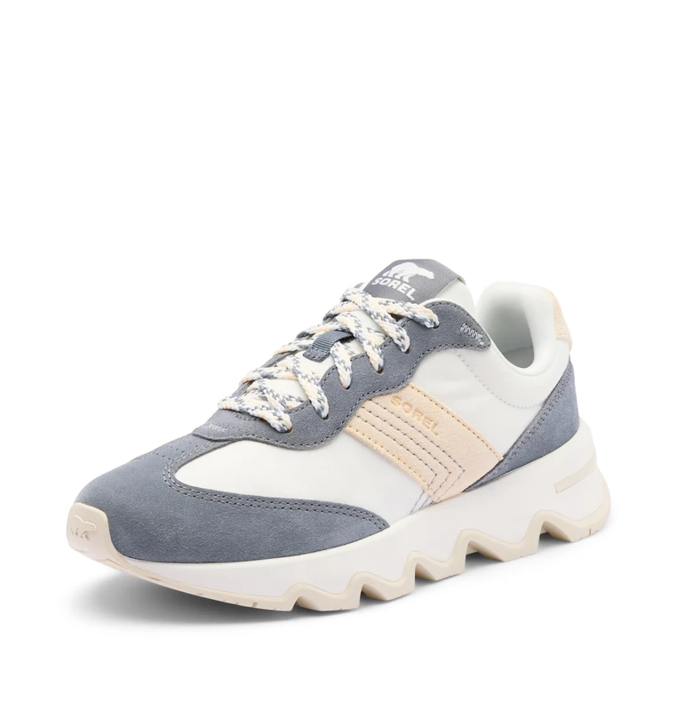 Sorel Women's Kinetic Ember Summer Sneakers, Sea Salt/Grey Ash, 6 UK