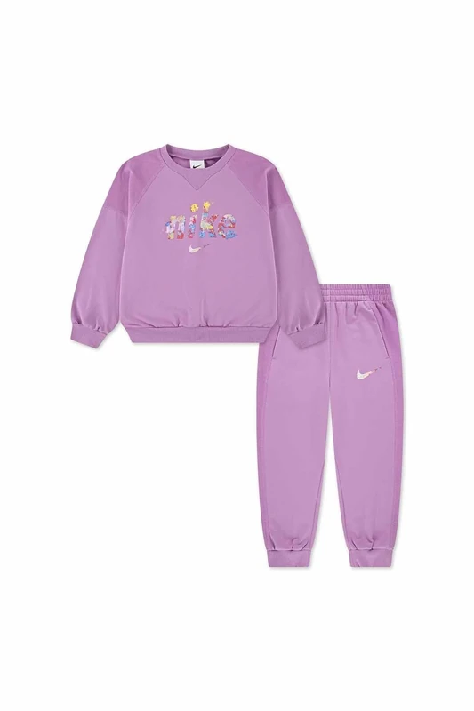NIKE KIDS NKN E1D1 GFX FT CREW SET