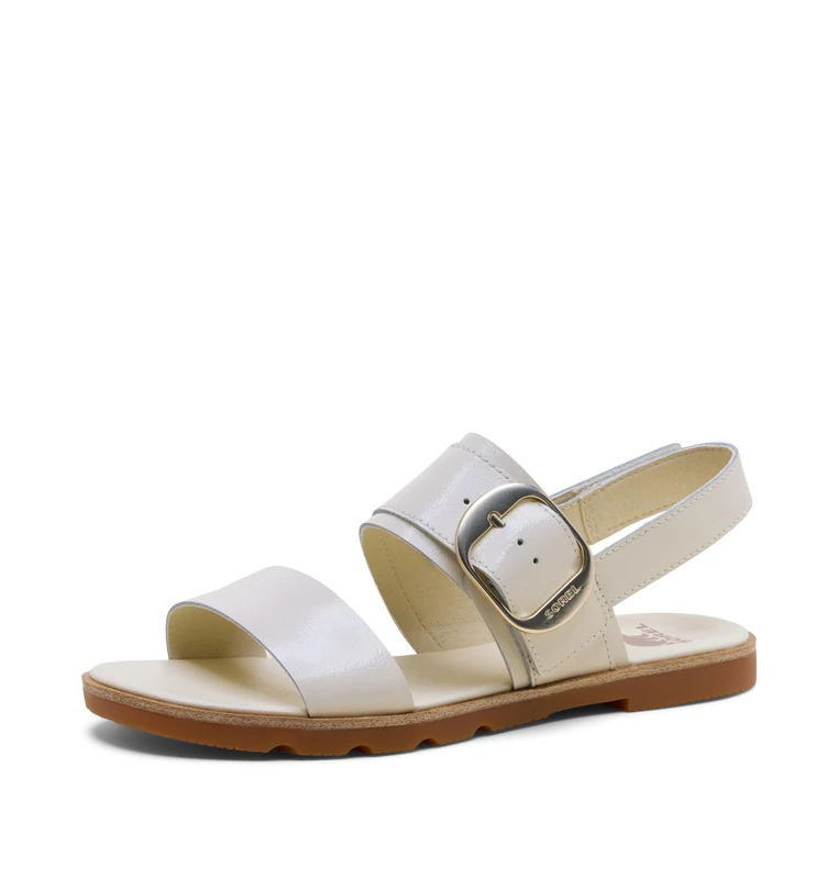 Sorel Women's Ella 3 Slingback, Sandals, Honey White/Iced Tea, 5.5 Regular