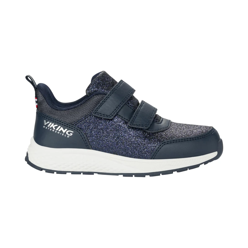 Viking Bouncy Glitter WP 2V, Navy, 12.5 UK Child