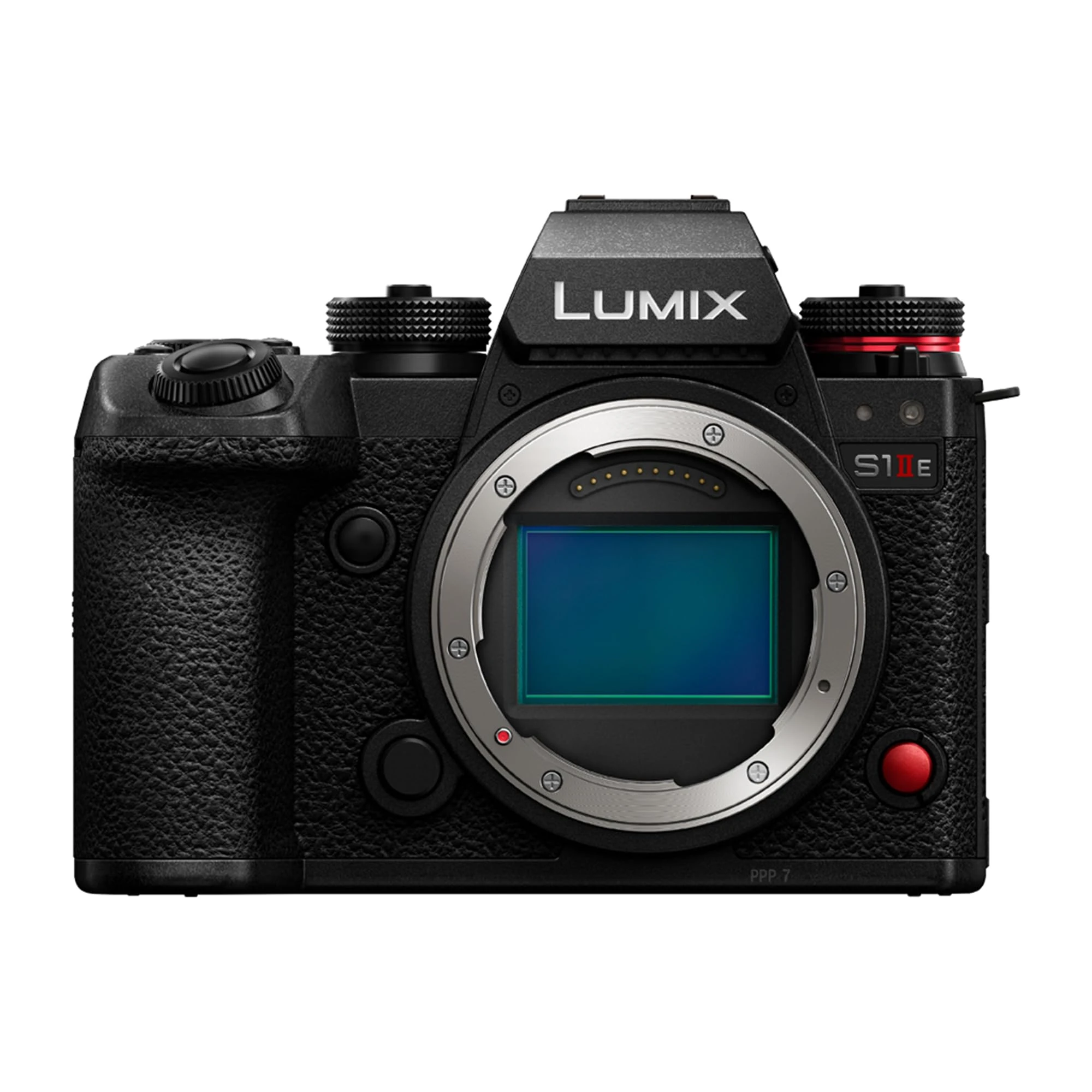 Panasonic LUMIX S1IIE Full Frame Mirrorless Camera, Body Only, 24MP, Cs4K 60p, 6K 30p Open Gate, ProRes RAW, Phase Hybrid AF, L-Mount, Black