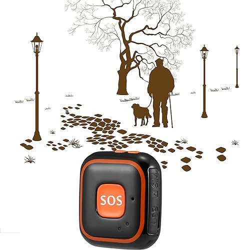 GPS Tracker for Elderly - Real-time Tracking, Fall Alarm, Voice Call, Historical Track Playback, Ideal for Autism and Alzheimer’s Support