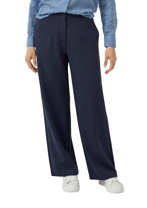 s.Oliver BLACK LABEL Women's 2173653 Long Trousers, Wide Leg, 5924, 46 W