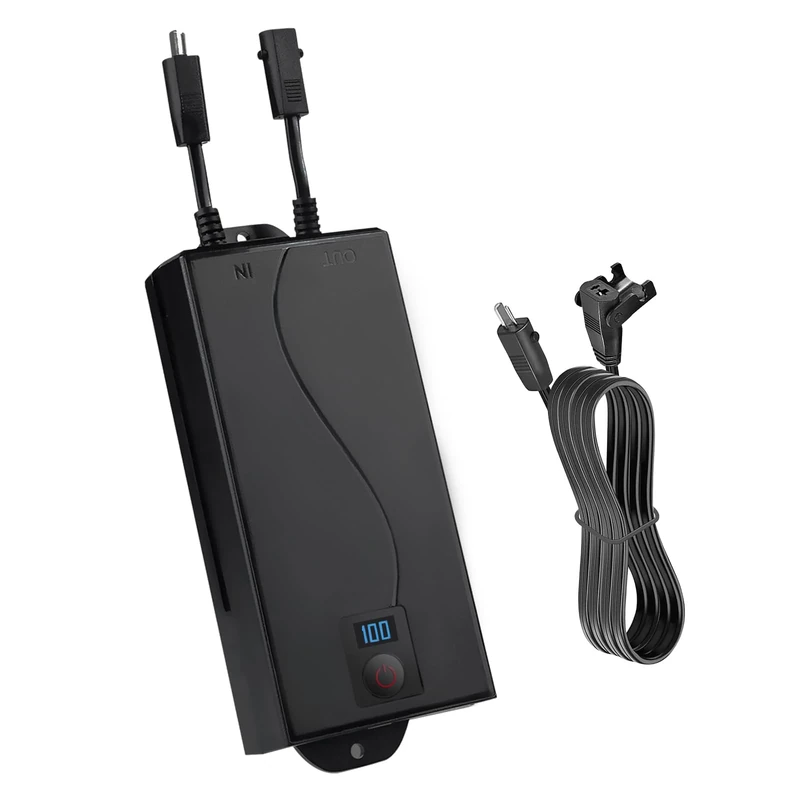 PinPure 2500mAh Recliner Battery Pack, Universal 2-Pin Power Supply with LED Display, Suitable for Power Recliners, Sofas, Lift Chairs and Couches, (Charger not Include) - Image 1