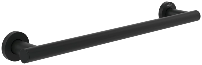 Villeroy & Boch Elements - Tender, Bathroom Grab Handle for Wall Installation, for Showers and Baths, 451 x 82 x 50 mm, Matt Black
