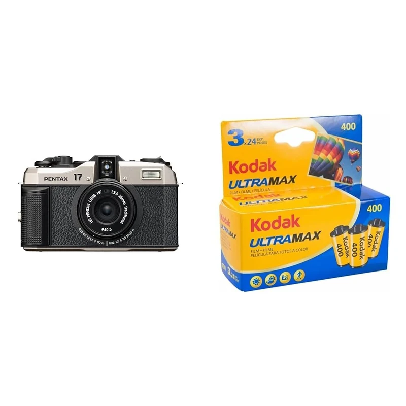 PENTAX 17 + Kodak Ultramax 400 135/24 Film (Pack of 3)