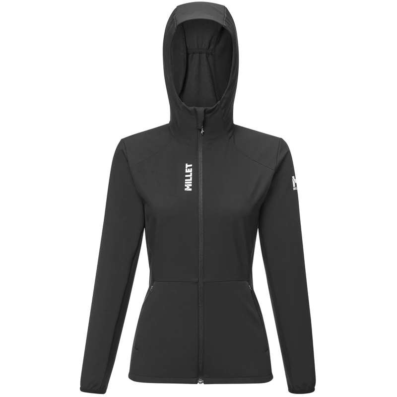 MILLET - Women's Seneca Softshell Hooded Jacket - Water Repellent - Windproof - Fleece Inside