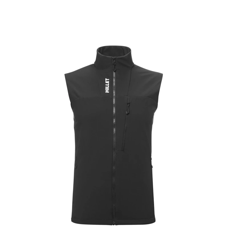 MILLET - Men's Sleeveless Softshell Jacket - Windproof - Inner fleece - Lightweight