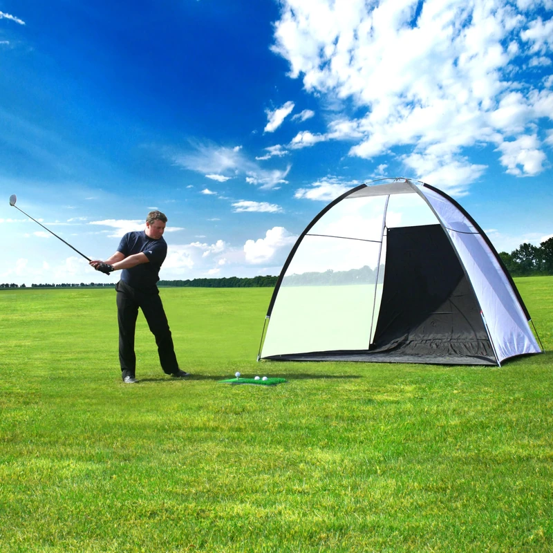 Links Choice Super Sized Net - Easy Assembly, 7ft x 10ft x 5ft, Ideal Golf Nets for Garden Practice, Includes Ground Pegs & Carry Case