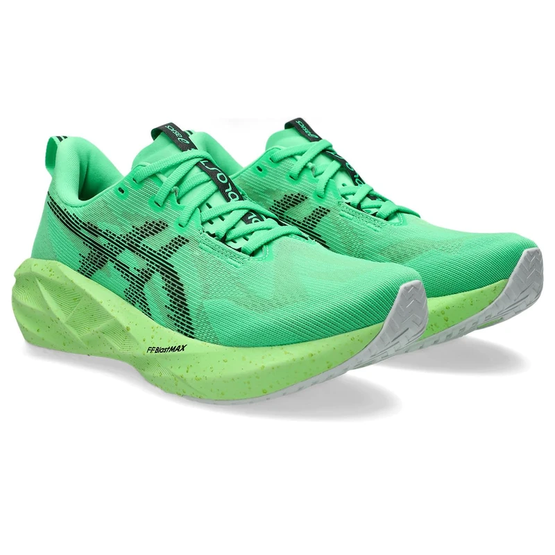 ASICS Mens Novablast 5 Sneaker, Vital Green Black, 5 UK
