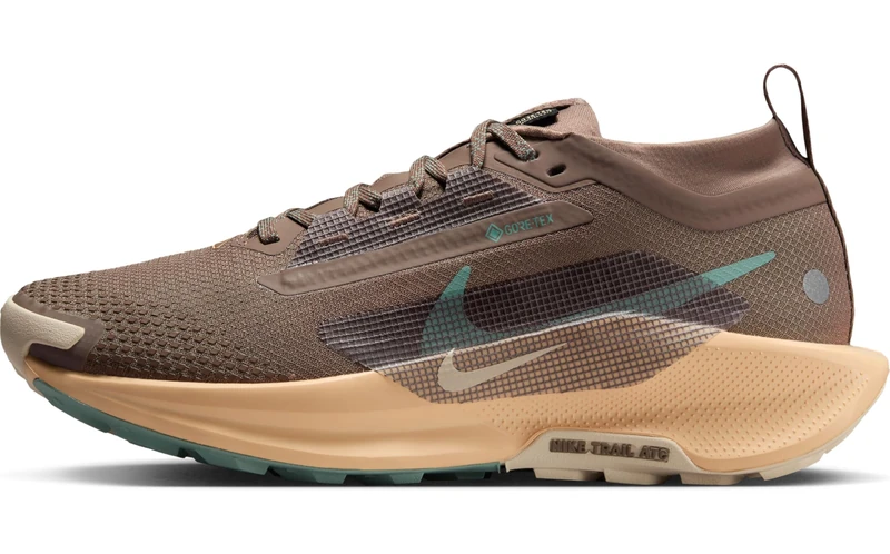 NIKE Womens Pegasus Trail 5 Gore-tex Sneaker, Chalk Orange Cannon Brown Mink, 5.5 UK