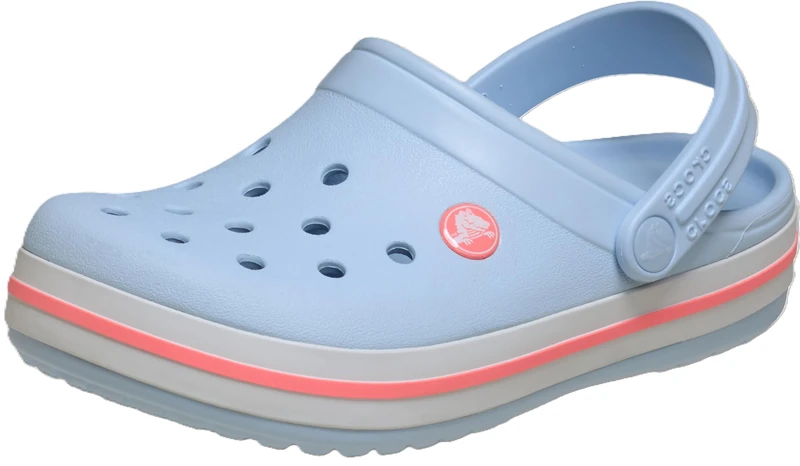 Crocs Unisex Kids, Crocband Clog K, Blue Frost/Guava, 5 UK