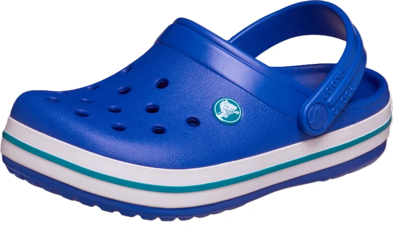 Crocs Unisex Kids, Crocband Clog K, Blue Bolt/Turbo Teal, 12 UK Child