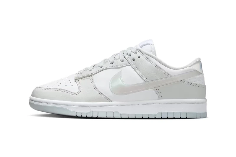 Nike Women's Dunk Low Shoes, Photon Dust/Multi/Color/White, 7