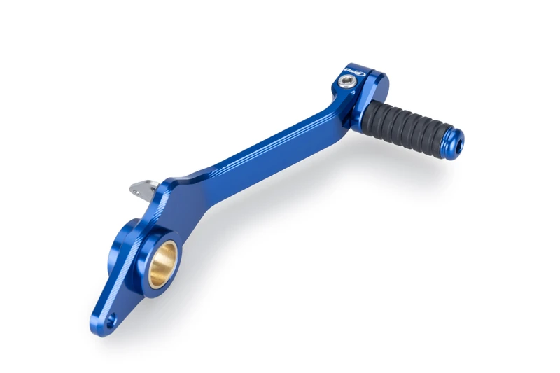 Puig 22120A Brake Lever with ergonomic design, adjustable tip and anodized finish to improve control and safety during daily riding, Blue