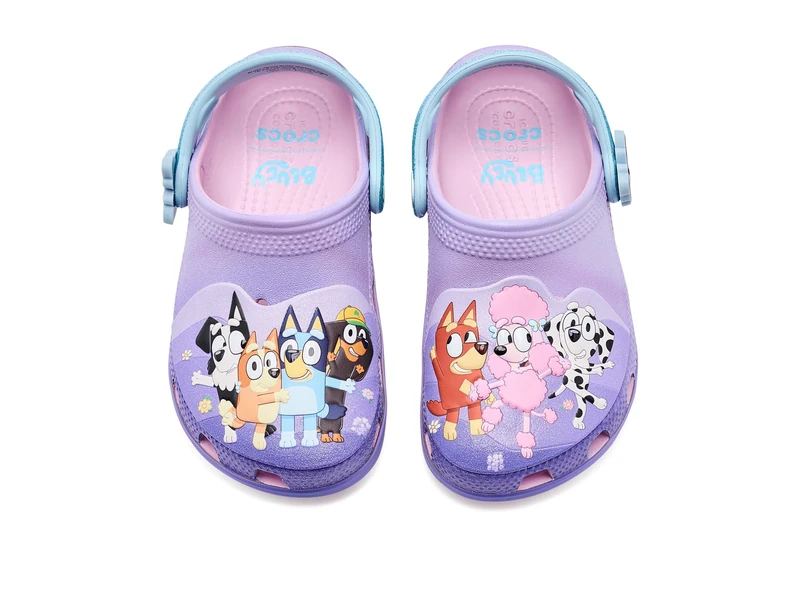 Crocs Unisex Kids, Bluey Multi Pink Classic Clog T, Multi, 4 UK Child