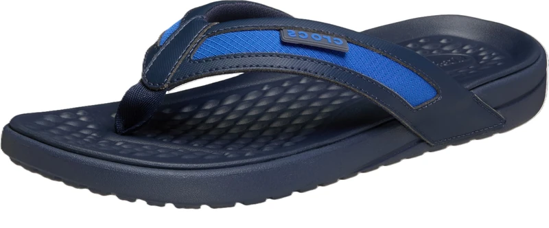 Crocs Men, Yukon Sport Flip, Blue Bolt/Navy, 8 UK Men