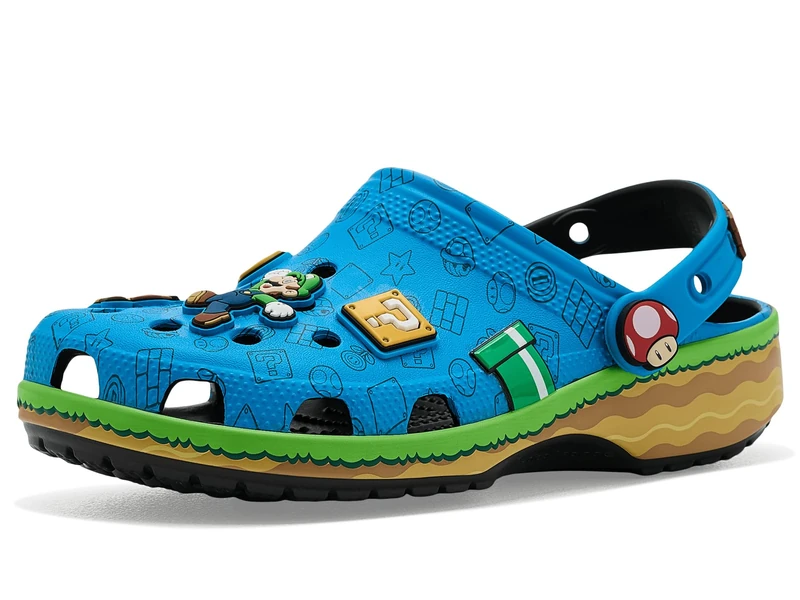Crocs Unisex Kids, Super Mario Core Classic Clog T, Multi, 10 UK Child - Image 1