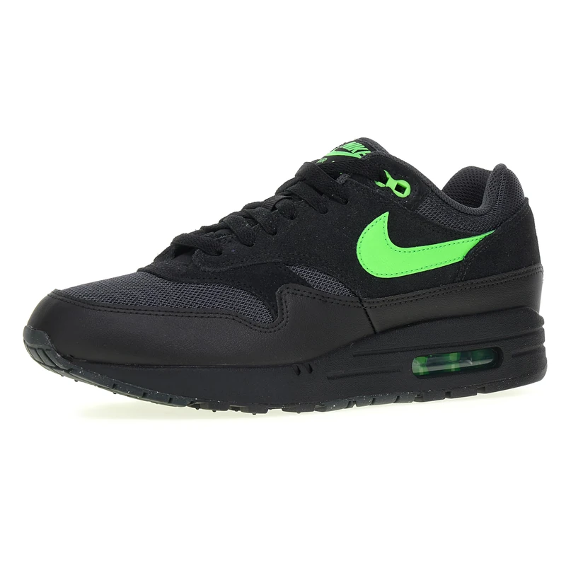 NIKE Men's Air Max 1 Essential Sneaker, Anthracite Green Strike Black, 5.5 UK