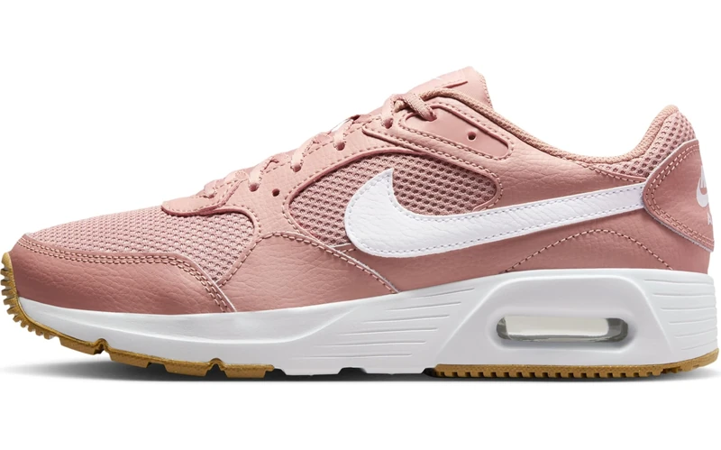 Nike Women's Air Max Sc Shoes, Particle Pink/White/Gum Light, 4