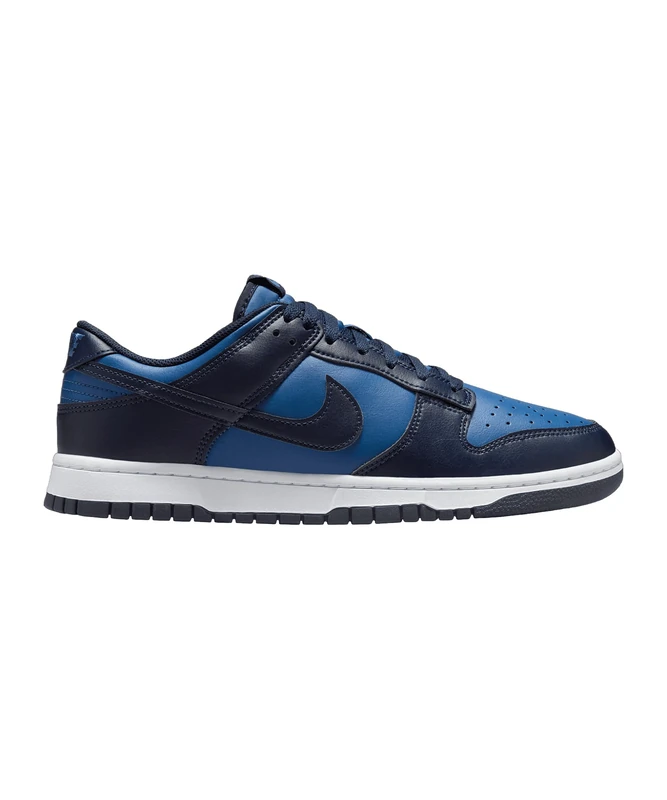 Nike Dunk Low Retro, Men's Sneaker, UK 10, Mystic Navy Marine White, 9 UK