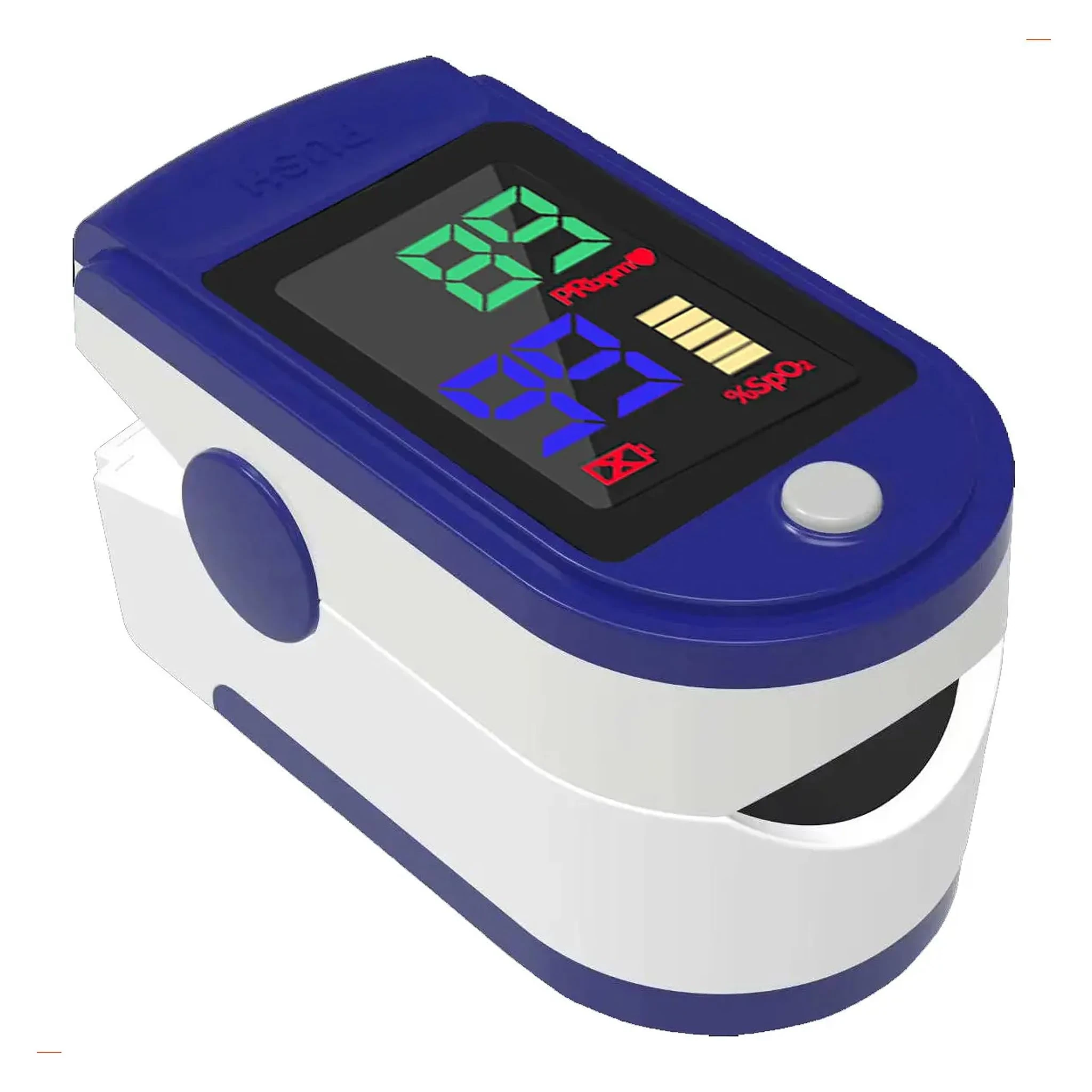 IndoTeam Pulse Oximeter/Blood Oxygen Monitor Finger Saturation with LED Display and Lanyard – Finger Heart Rate Monitor with SpO2 Pulse Oximeter Display - Oxygen Saturation Monitors