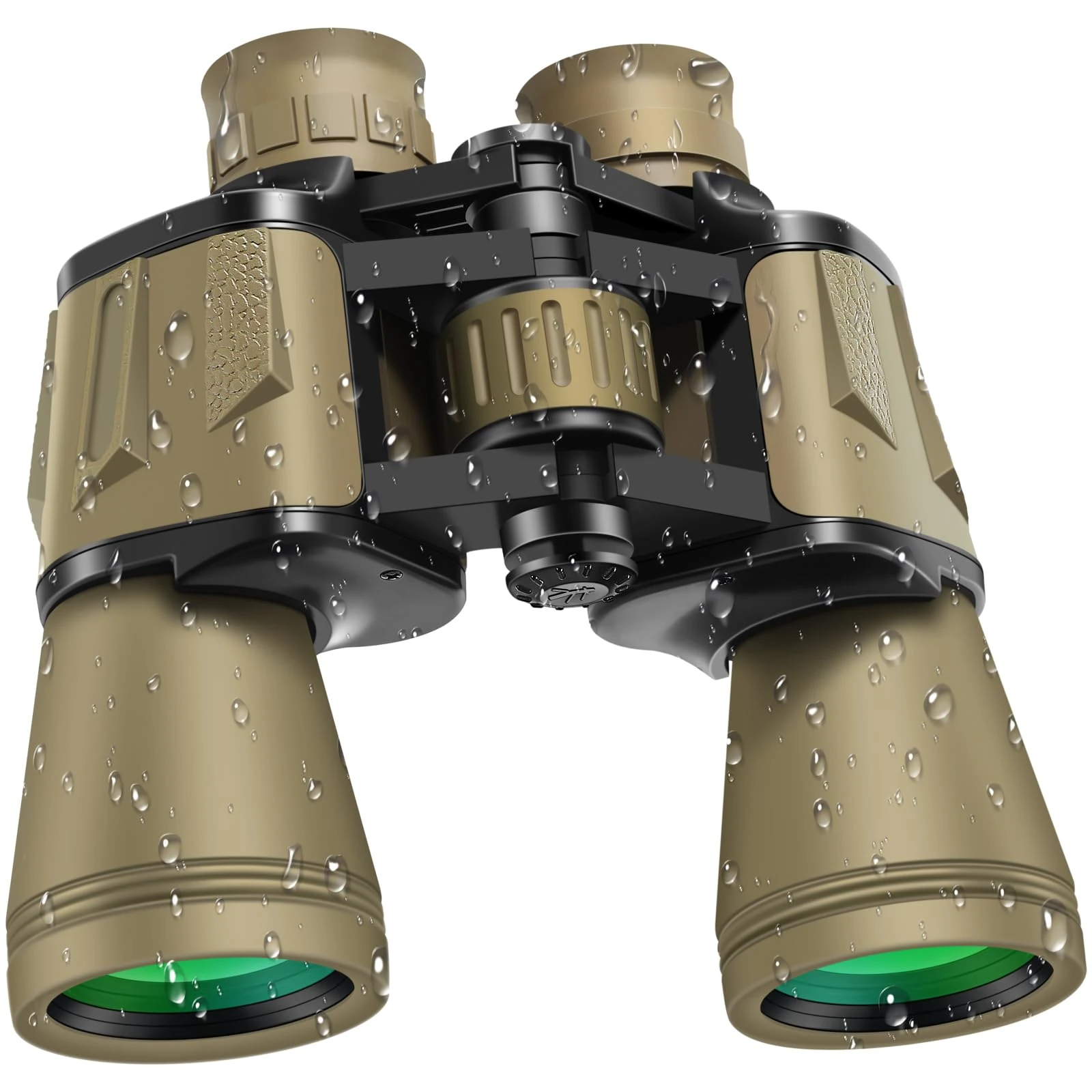 20x50 Binoculars for Adults High Power, HD Waterproof, 26mm Large Eyepiece, with BAK4 Prism and FMC Lens, Portable Telescope for Bird Watching Cruise Hunting Football Concerts