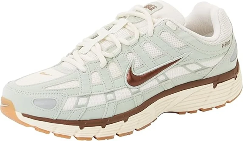 Nike Men's P-6000 Se Sneaker, Seafoam Fauna Brown Phantom Pale Ivory, 7.5 UK