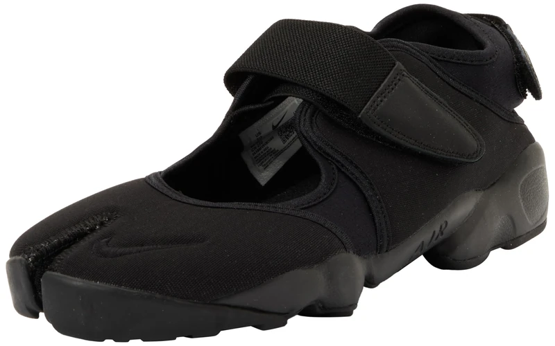 NIKE Women's Air Rift Sneaker, Black Cool Grey, 2.5 UK