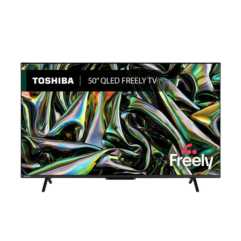 Toshiba 50”QV2F53DB 4K Smart VIDAA TV, Ultra HD, HDR10, Freely, Disney+, Prime Video, Netflix, Dolby Atmos, Dolby Vision, Sound by Onkyo, Works with Alexa, Works with Google Assistant, VIDAA Voice