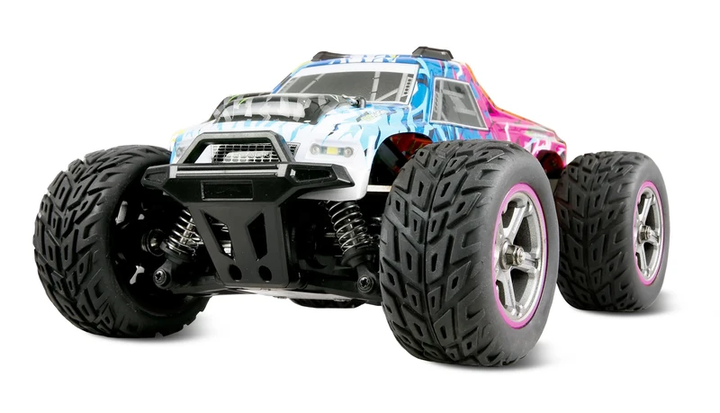 Amewi MAX20 Monster Truck Brushed 50 km/h 4WD 1:20 RTR Blue/Pink RC Remote Control