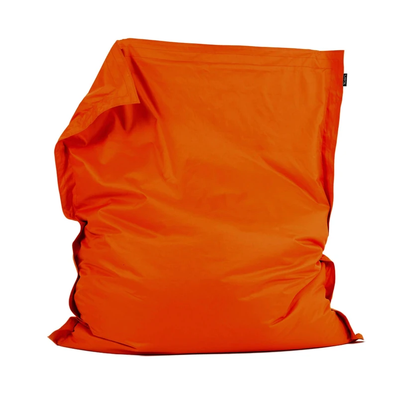 Bean Bag Bazaar Giant Bean Bag, Burnt Orange, Water Resistant Fabric, Floor Cushion, Beanbag for Indoor and Outdoor Use, Bean Bag with Filling Included, 180cm x 140cm, Gaming, Living Room, Garden