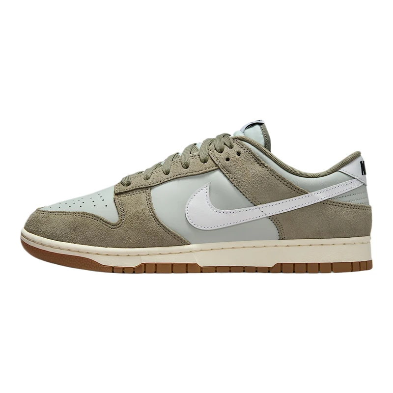 Nike Men's Dunk Low Retro Se Shoes, Light Silver/White/Light Army, 7.5