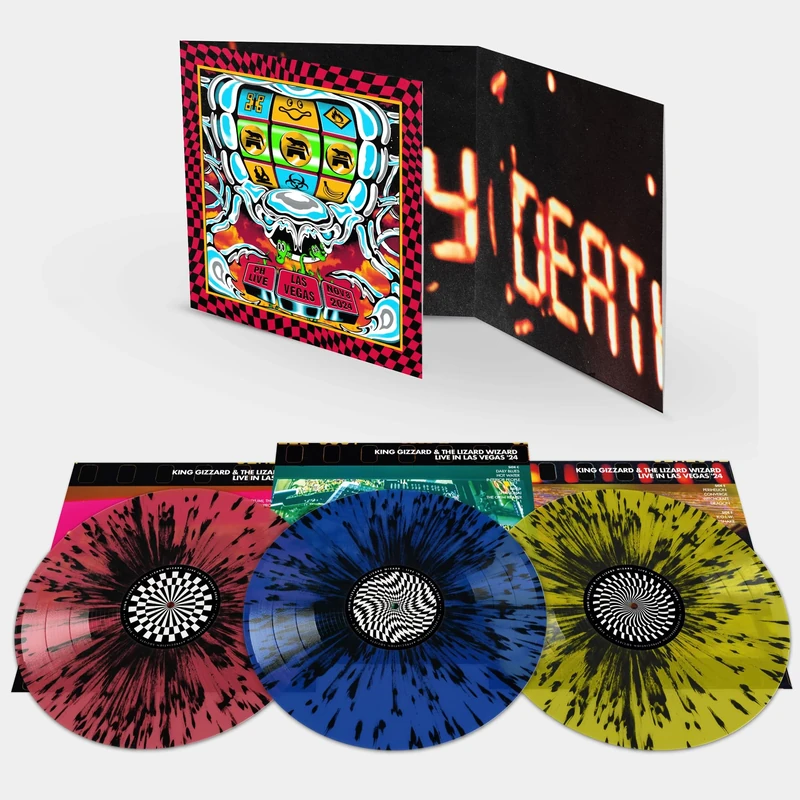 King Gizzard - Live in Las Vegas '24 (Triple Gatefold - Splatter Vinyl) [VINYL]