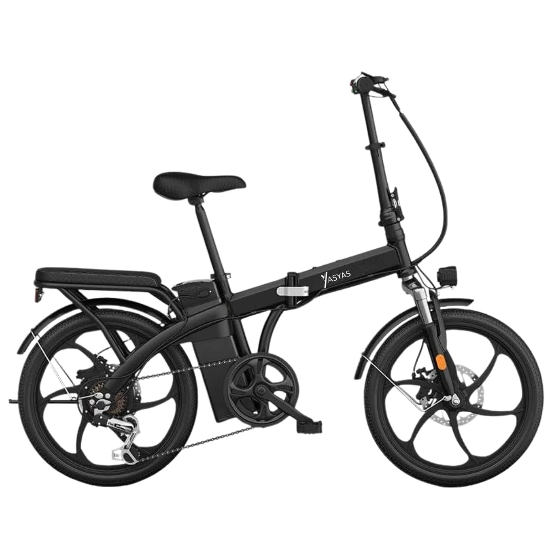yasyas Folding Electric Bike, 20” Tyre, Portable EBike, 250W, 48V 10A Ebike