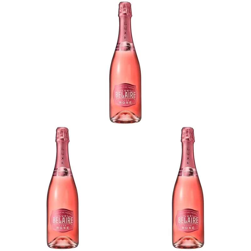 Luc Belaire Luxe Rose Sparkling 75cl (Pack of 3)